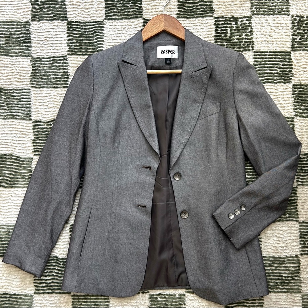 Kaspar Grey Women’s Blazer, Size 4